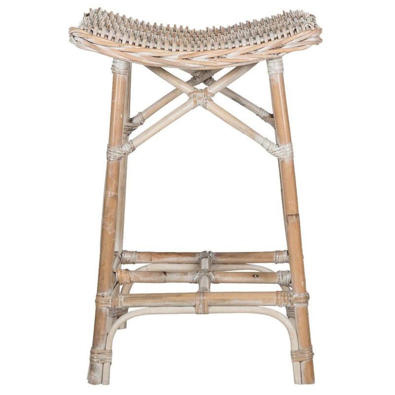 Safavieh Rayna Wicker Bar Stool