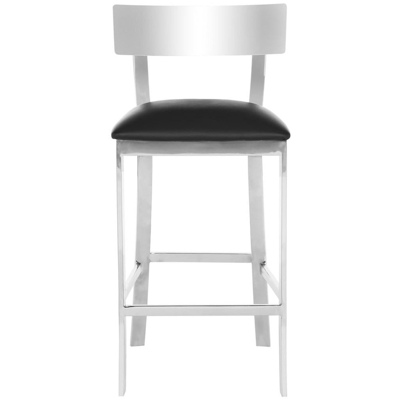 Safavieh Abby 35''H Stainless Steel Counter  Stool