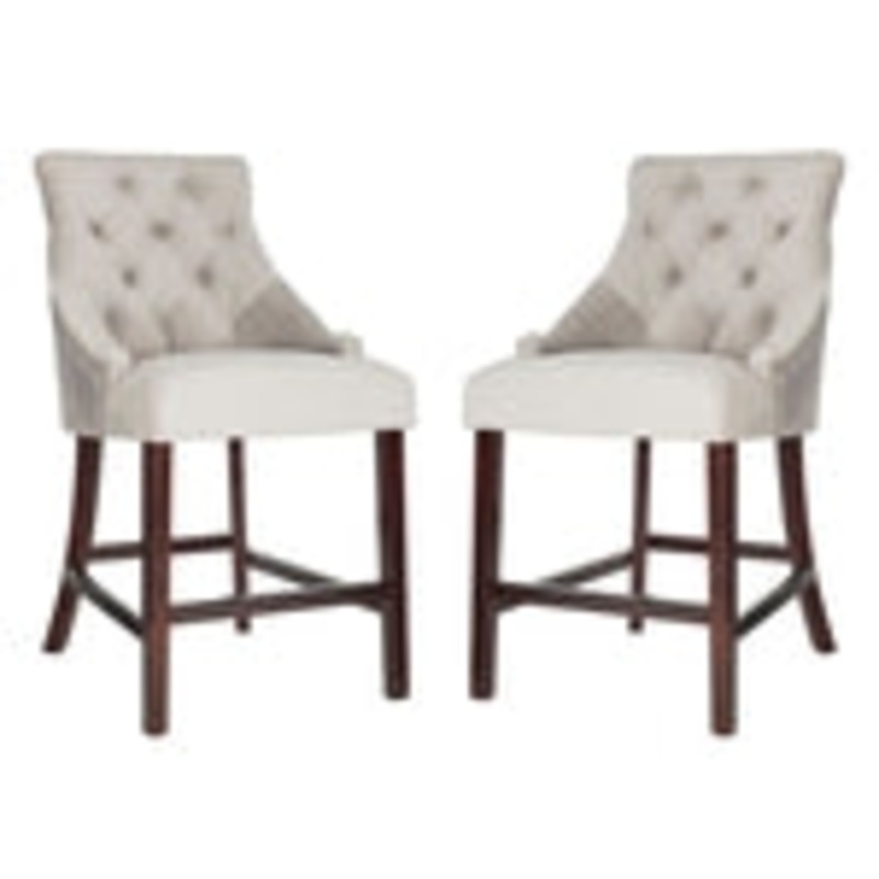 Safavieh Eleni Tufted Wing Back Counter Stool