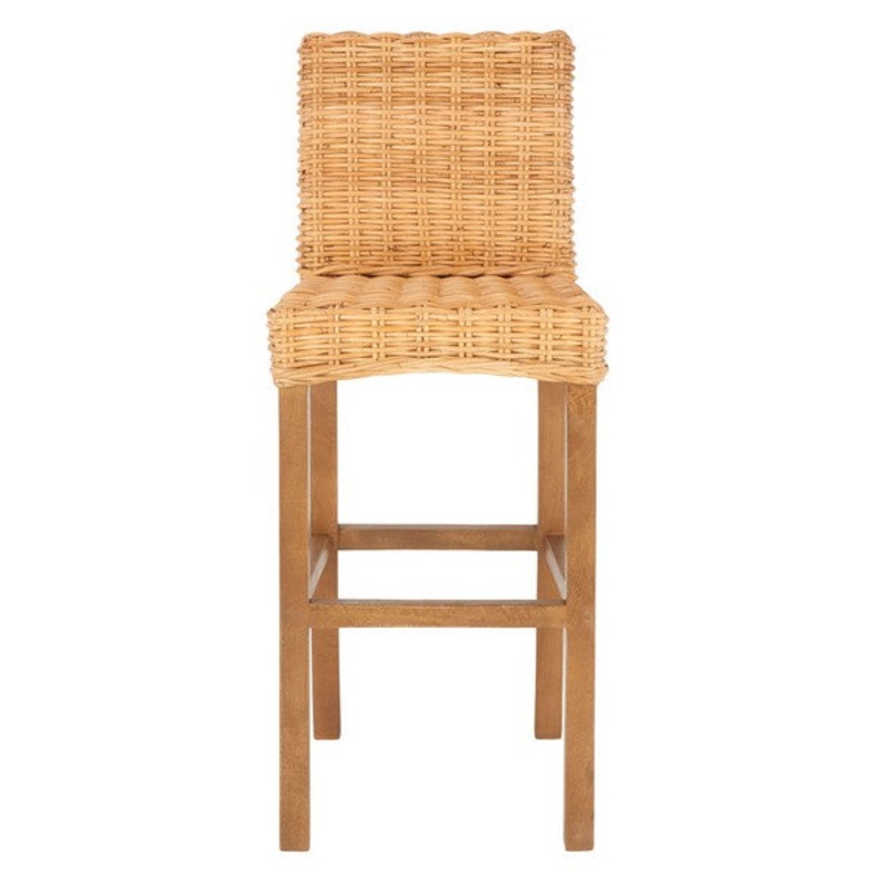 Safavieh Tobie Rattan Bar Stool