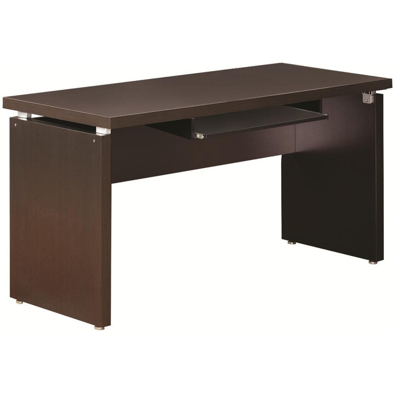 Computer Desk, Cappuccino  By Benzara