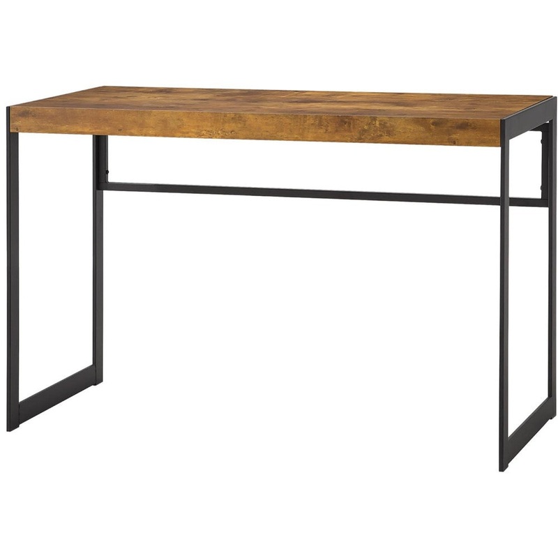 Computer Writing Desk, Antique Brown  By Benzara