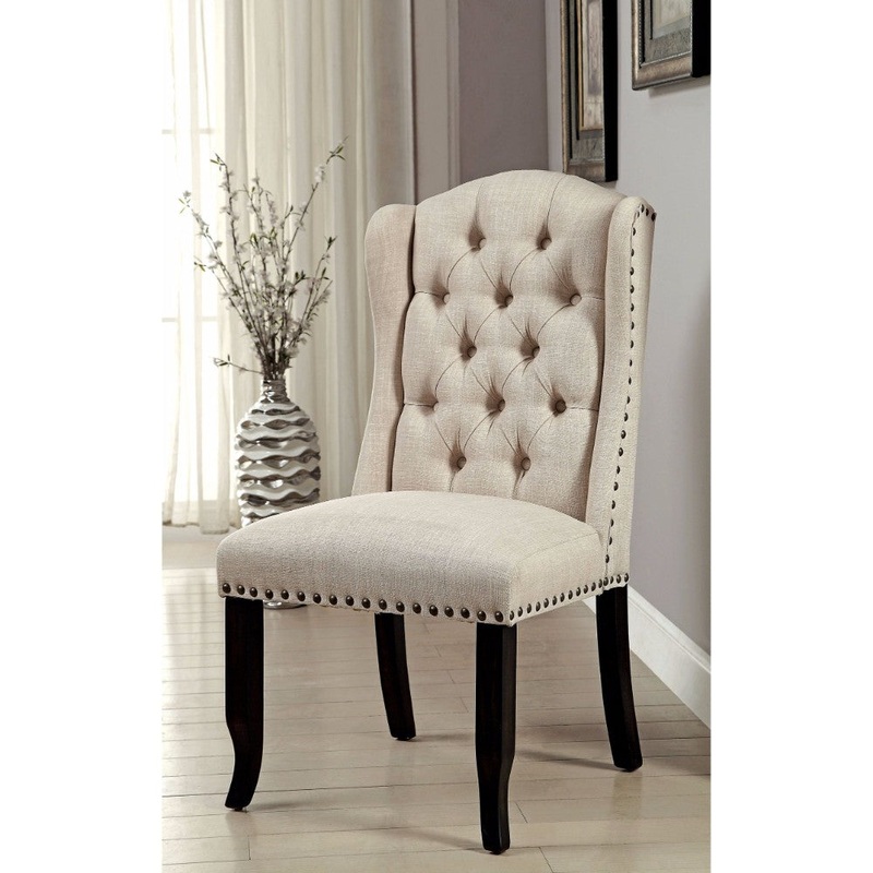 Sania Ii Rustic Bar Chair, Ivory & Antique Black Legs Finish, Set Of 2  By Benzara